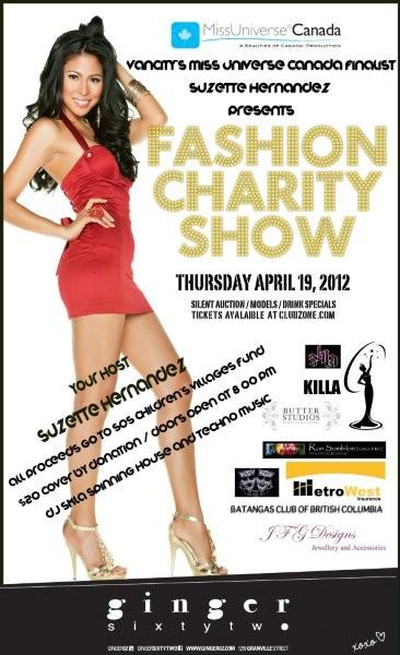 Miss Universe Canada Pageant Fashion/Charity Event